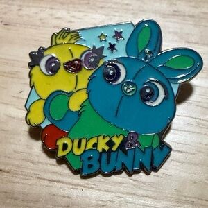 Disney Toy Story Ducky & Bunny Enamel Pin Single, Disney Franchise Collectible